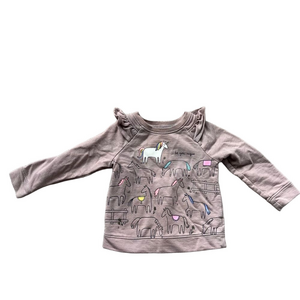 🍭6/$30 Jumping beans unicorn sweatshirt for toddler girl - 18 months